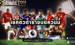 เช็คคิวตารางบอลวันนี้ ฟุตบอล ไทย ลีก และ ฟุตบอล พรีเมียร์ ลีก