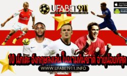 10 นักเตะ อังกฤษลงเล่นในนามทีมชาติ อายุน้อยที่สุด